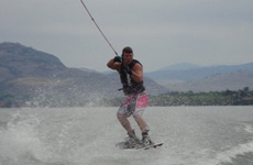 Wakeboarding on Osoyoos Lake